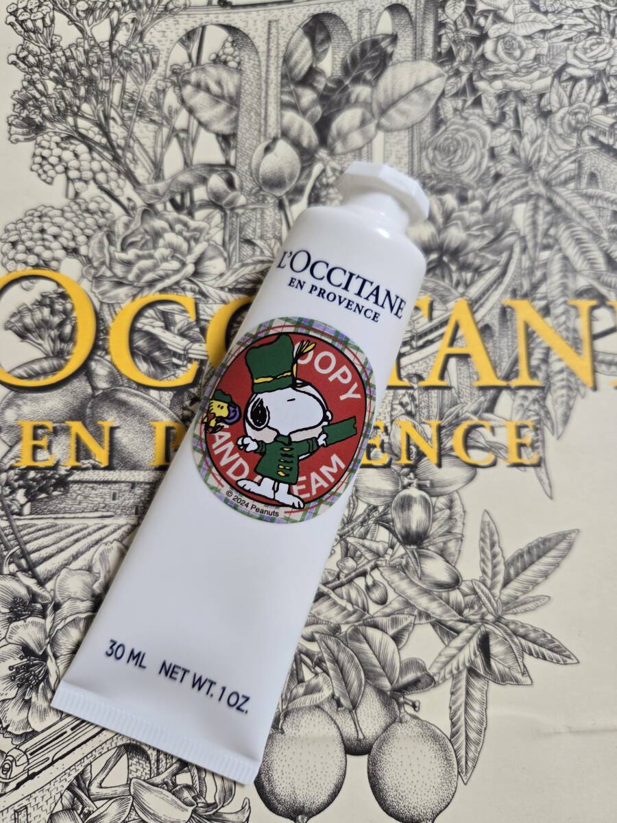 新品★L(fēng)'OCCITANE ロクシタン?。樱危希希校?シア ハンドクリーム 2024ＩＳ Ｉ?駅員に扮したスヌーピーデザイン★限定品