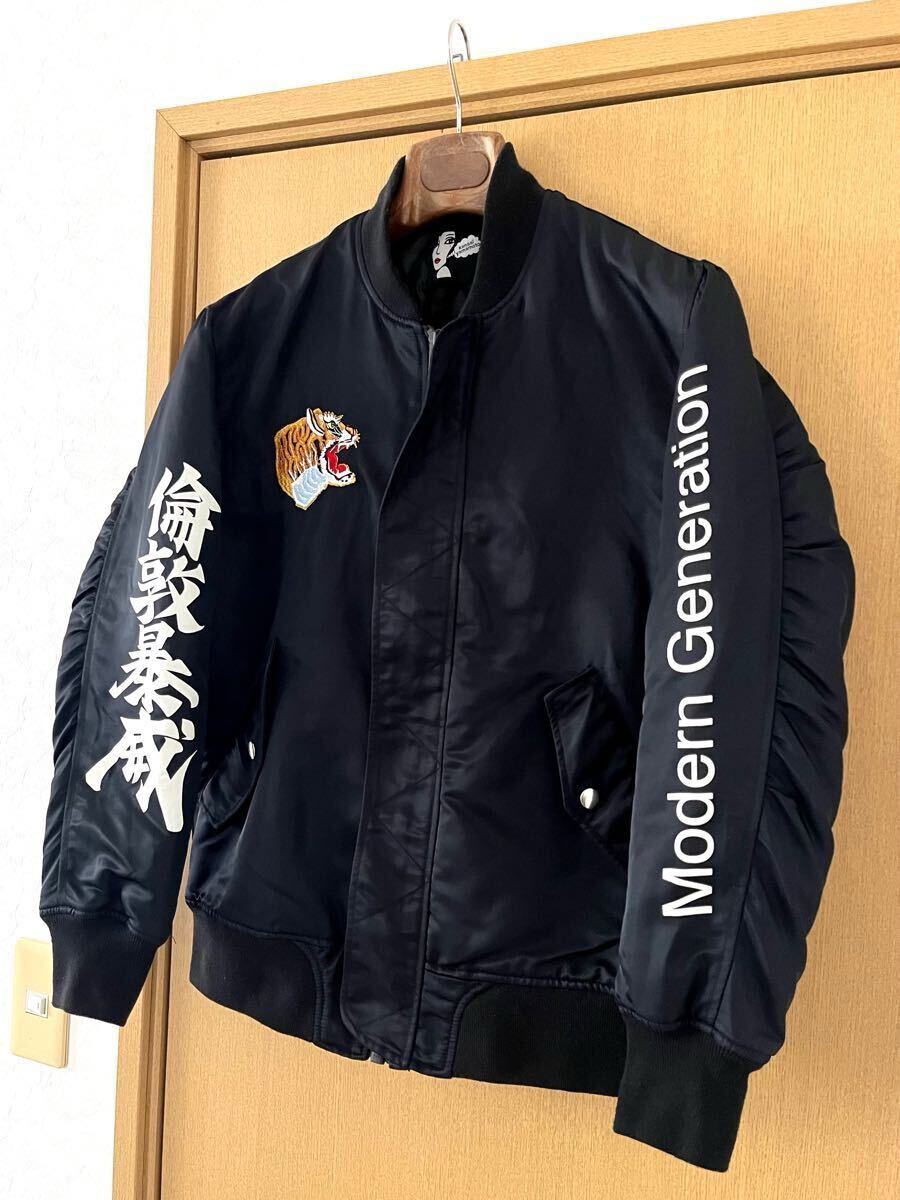 完全限定 定価26 400円 山本寛斎 kansai yamamoto 刺繍MA-1 完全限定 定価26 400円 山本寛斎 kansai yamamoto 刺繍MA-1