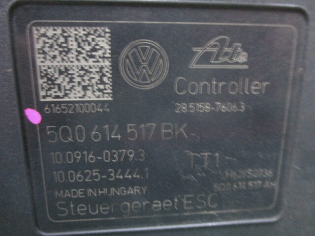 Audi Audi A3 DBA-8VCXS SPORTBACK ABS тормоз силовой привод 5Q0614517BK