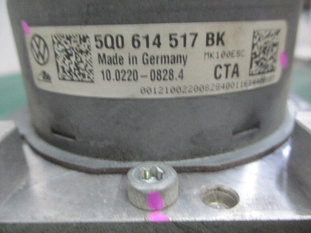 Audi Audi A3 DBA-8VCXS SPORTBACK ABS тормоз силовой привод 5Q0614517BK