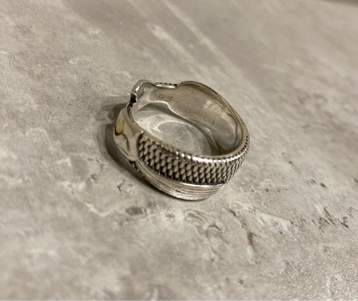 フィッシュリング　メキシカンジュエリー風　ヴィンテージ風　指輪　レトロ　魚　アクセサリー　フィッシュ　新品未使用　釣り好き