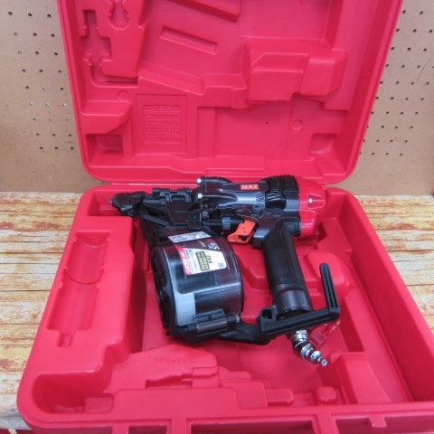 【中古品】マックス(MAX) 高圧エア釘打ち機 HN-65Z1-G