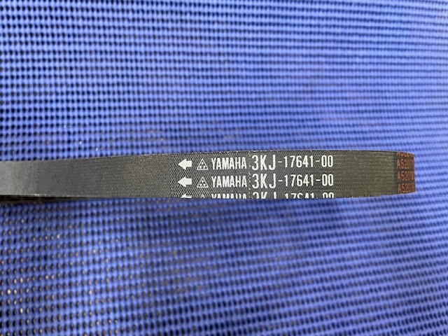  breaking the seal ending Jog,BJ, super Jog *ZR, Aprio, Vino other 2ST series Yamaha original drive belt new goods unused 3KJ-17641-00