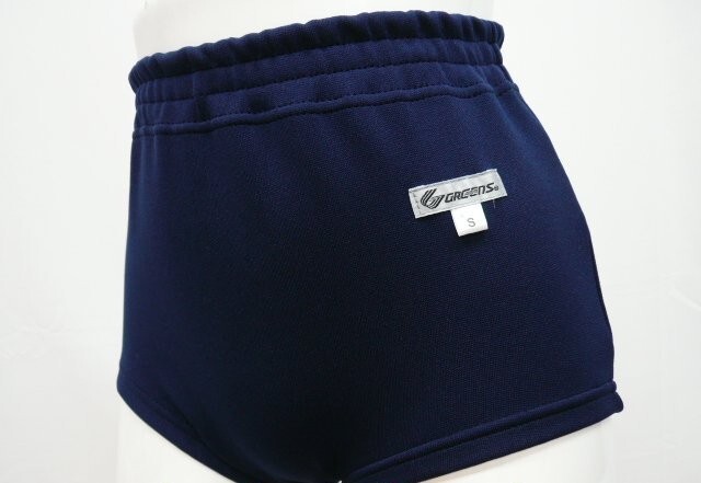 新品・5L・グリンズブランド スクール用女子ニットショーツブルマー・濃紺