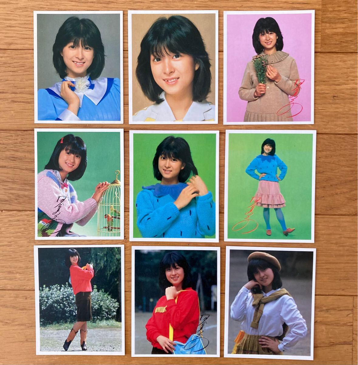 送料無料 河合奈保子さん 山勝フォトカード9枚セット ブロマイド 送料無料 河合奈保子さん 山勝フォトカード9枚セット ブロマイド