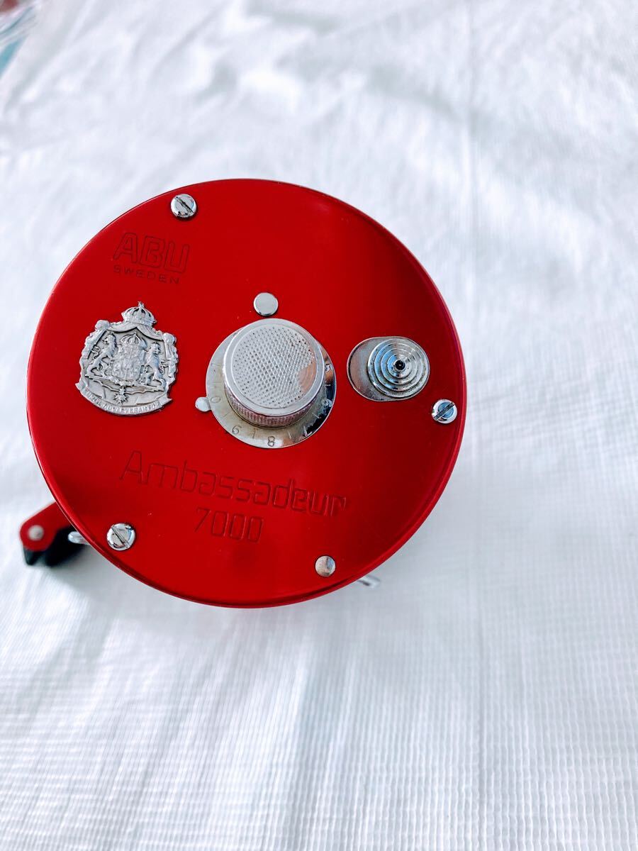 No1648) ABU7000 レッド 中古品 エビスフィッシング アブ No1648) ABU7000 レッド 中古品 エビスフィッシング アブ