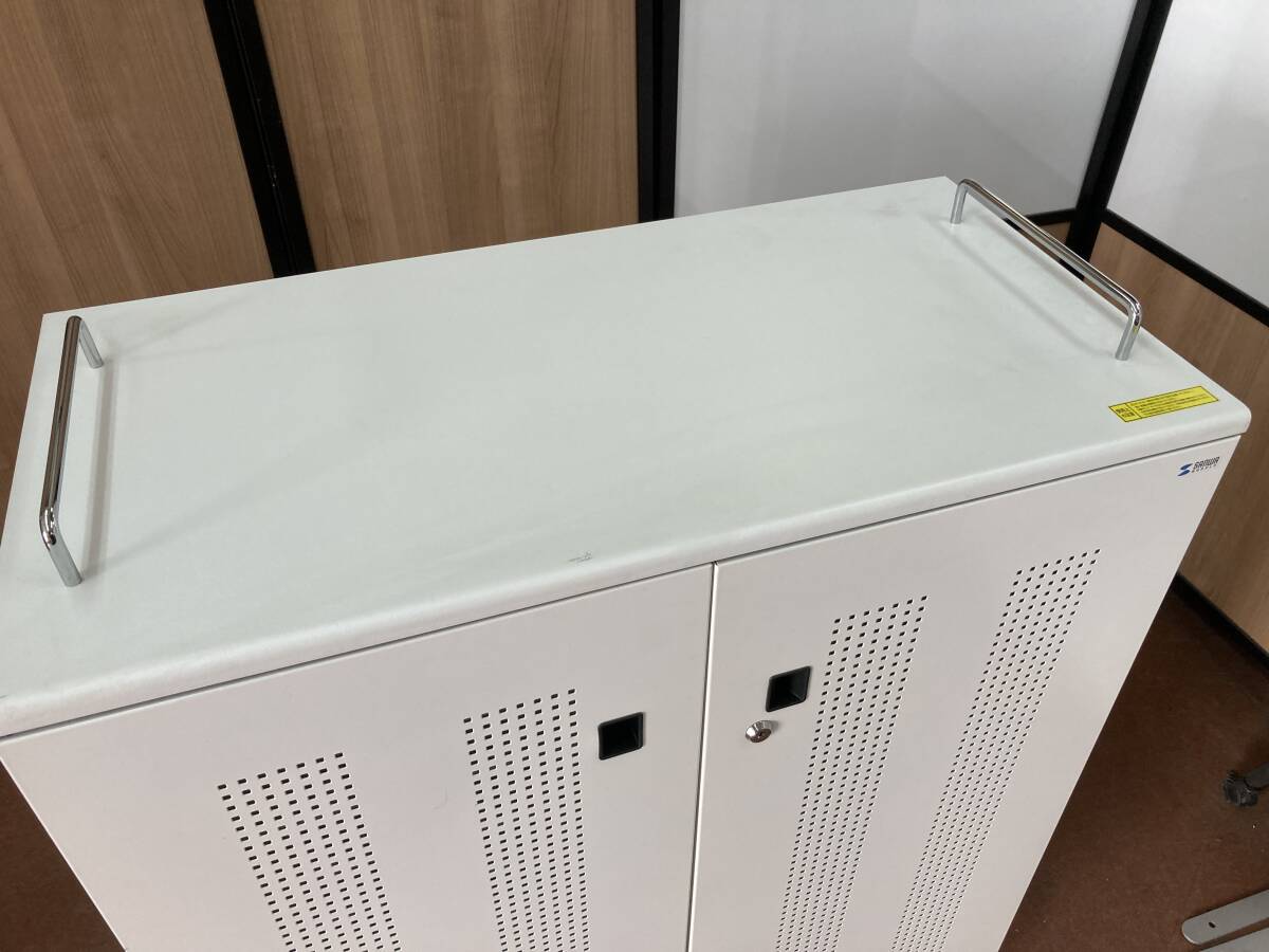 [ stock 2 pcs equipped ] Sanwa Supply Note PC cabinet PC storage cabinet 17 -inch wide till correspondence CAI-CAB22N 900X450X1150 office work place project place 2