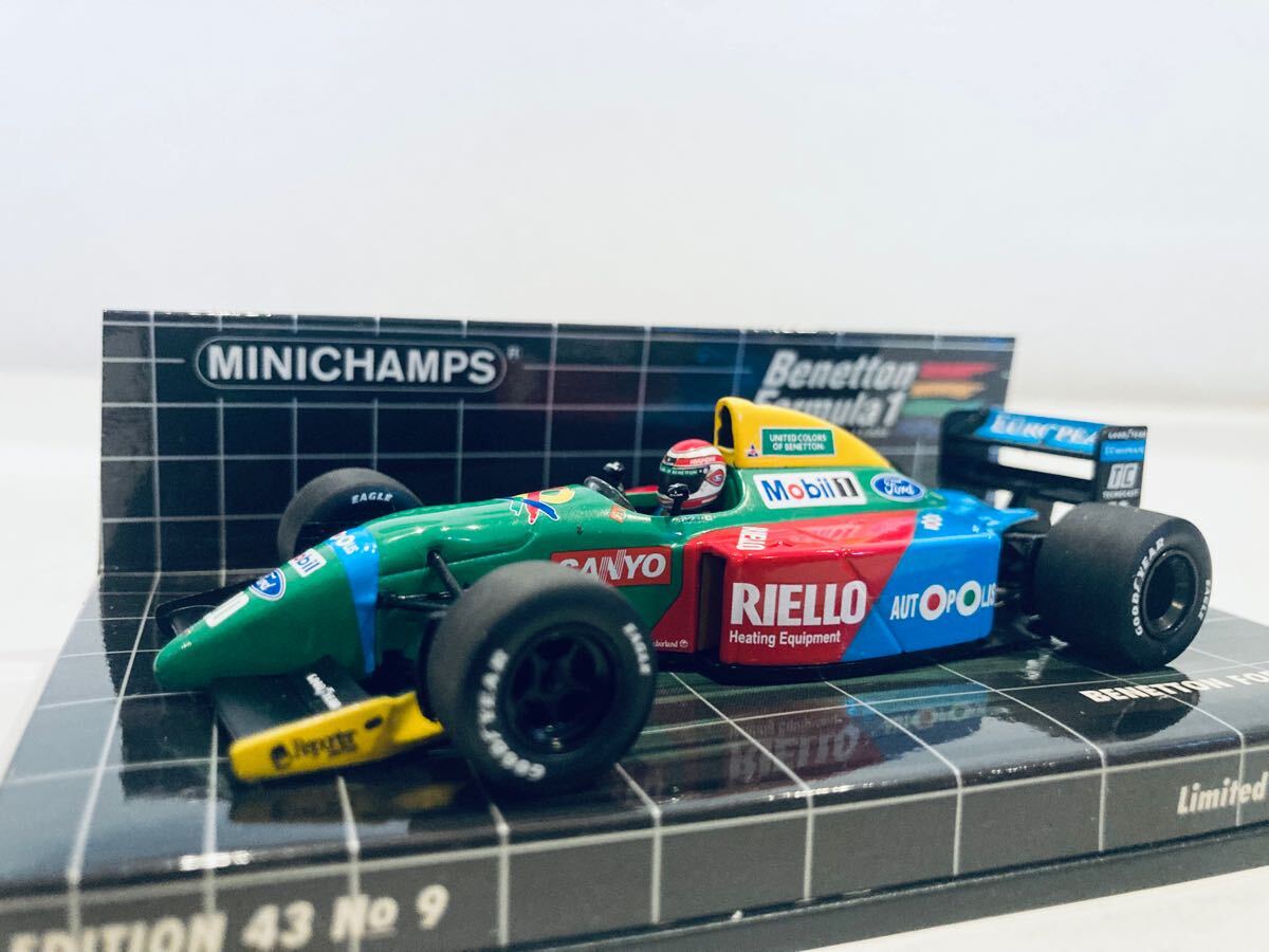 【送料無料】1/43 Minichamps Benetton Ford ベネトン フォード B190 #20 N.Piquet ネルソン.ピケ 1990