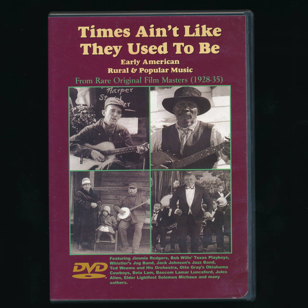 ☆DVD☆TIMES AIN'T LIKE THEY USED TO BE: EARLY AMERICAN RURAL & POPULAR MUSIC☆2000年輸入盤☆SHANACHIE YAZOO512☆