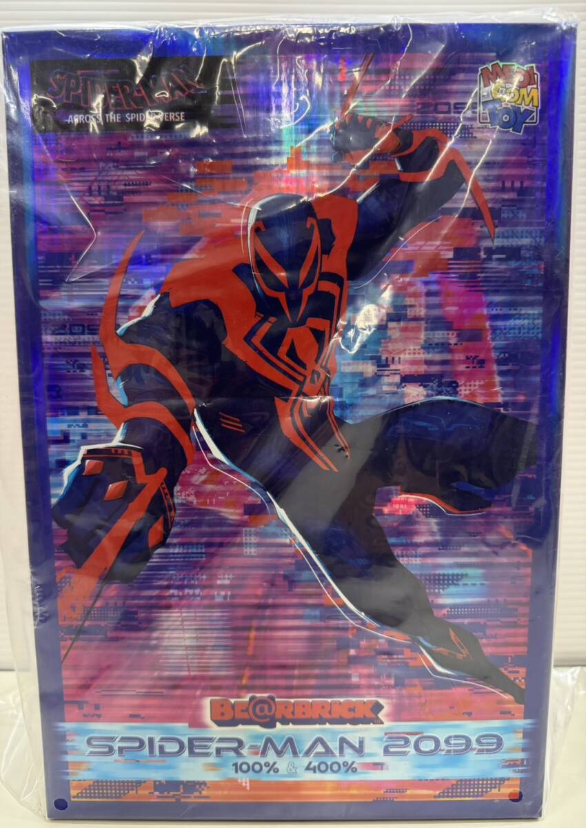 【在庫一掃】 超レア! 未使用 未開封 BE@RBRICK SPIDER-MAN アクロス ベア キューブリック、ベアブリック