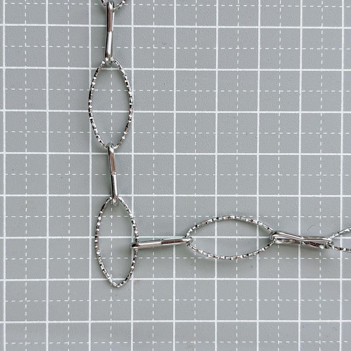 50cm サージカルステンレス製 チェーンパーツ デザインチェーン ブレスレット ネックレス ハンドメイドパーツ アクセサリーパーツ_画像4