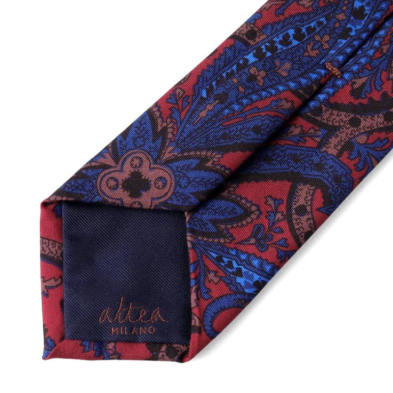 altea(アルテア) / ペイズリー柄プリントウールシルクツイルネクタイ(2129000) [alt2152342]_画像4