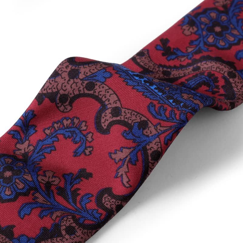 altea(アルテア) / ペイズリー柄プリントウールシルクツイルネクタイ(2129000) [alt2152342]_画像3