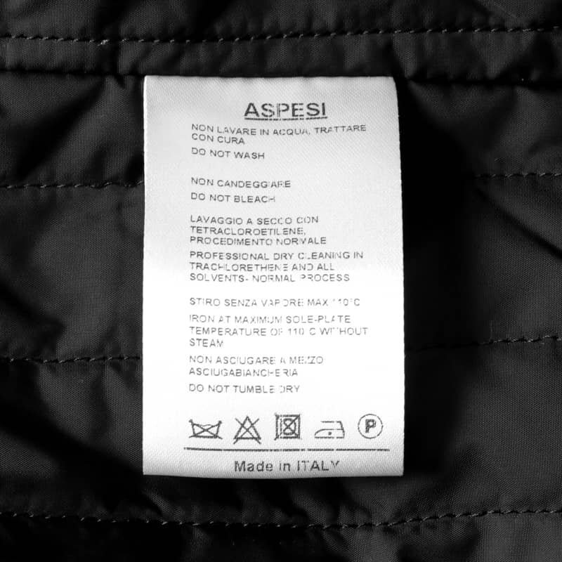 ASPESI(アスペジ) / 撥水コットンナイロングログラン中綿入りトレンチコート(TRENCH TITANIO WINT.) [asp2470081-L]_画像9