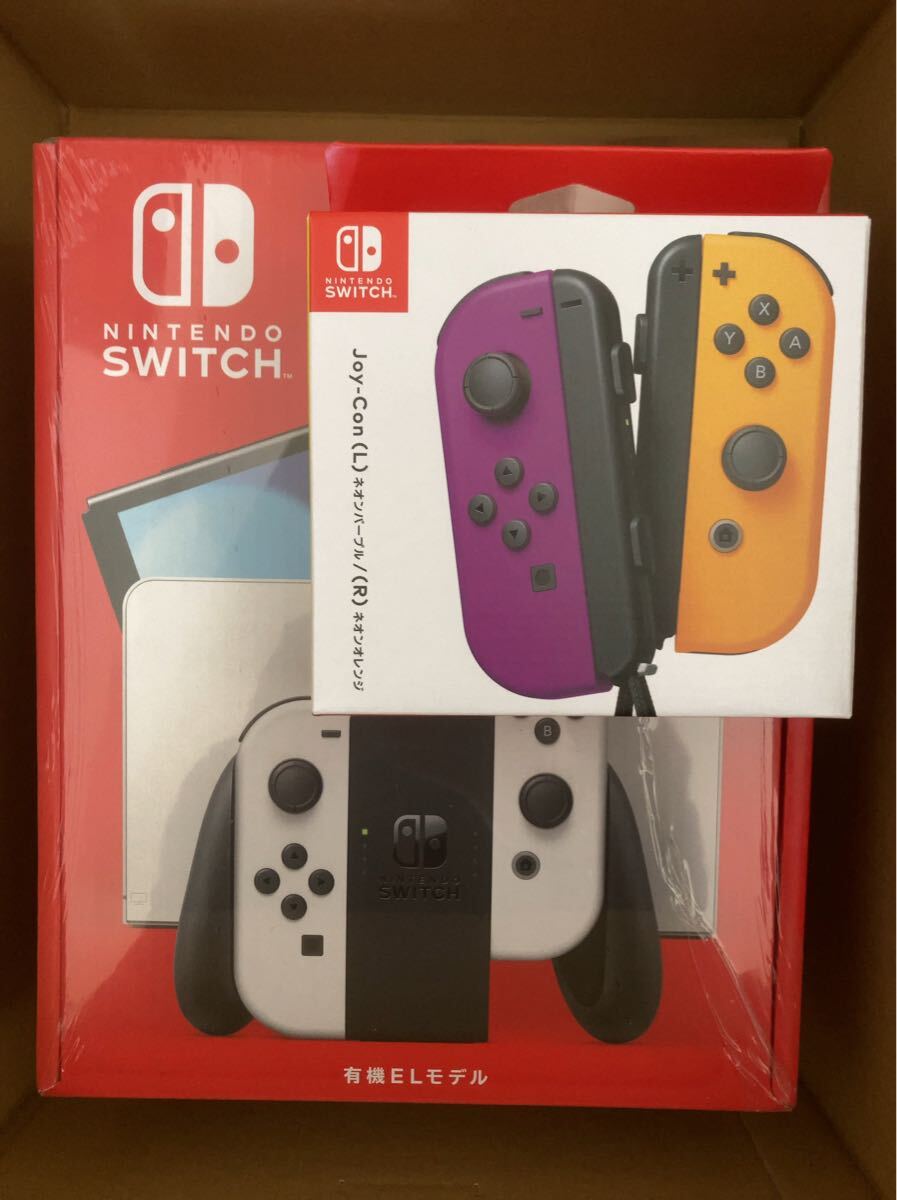 新品未使用　ニンテンドースイッチ　有機EL モデル　ホワイト　本体　と　Joy-Con のセット