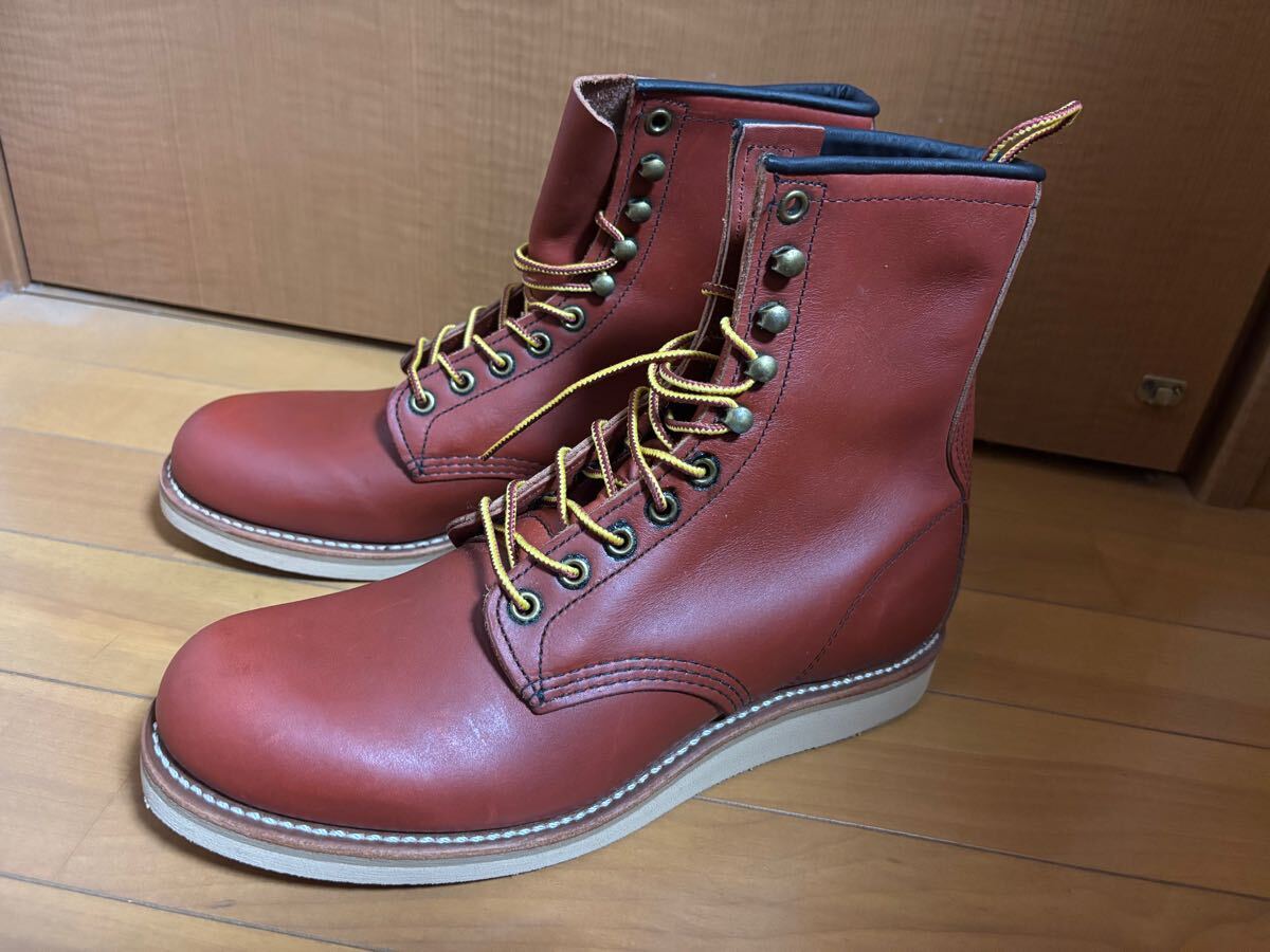 未使用　 レッドウィング　 REDWING USA製　2940 赤茶 8.5D デッドストック