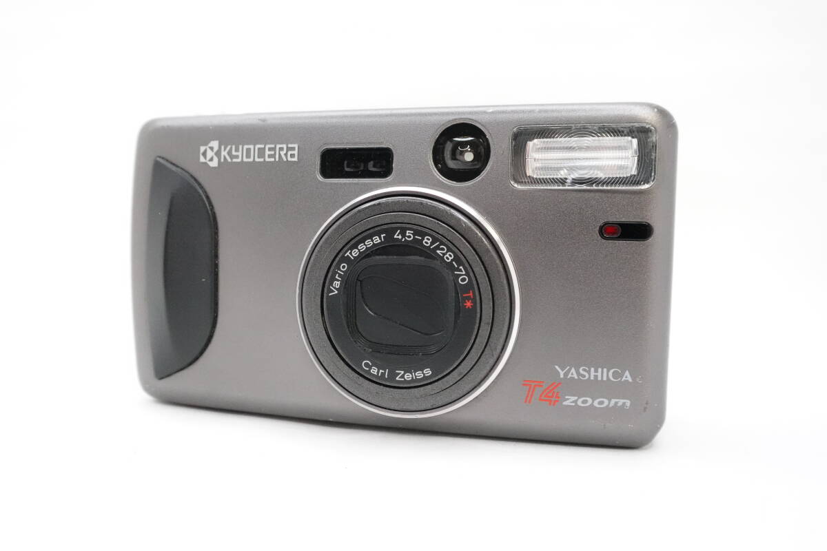 * есть перевод специальная цена * Kyocera KYOCERA YASHICA T4 ZOOM compact пленочный фотоаппарат Carl Zeiss Vario Tessar #475
