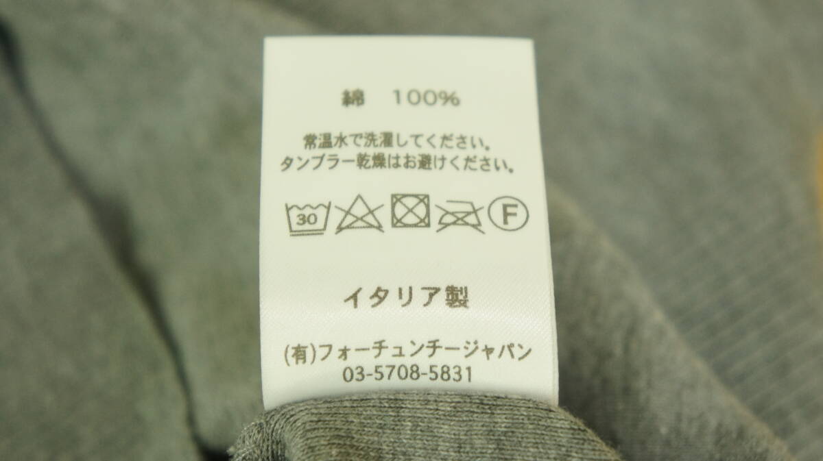 gicipi ジチピ コットン100% セーター グレー サイズ3 MADE IN ITALY　中古品　目立った傷み、汚れ無し_画像10