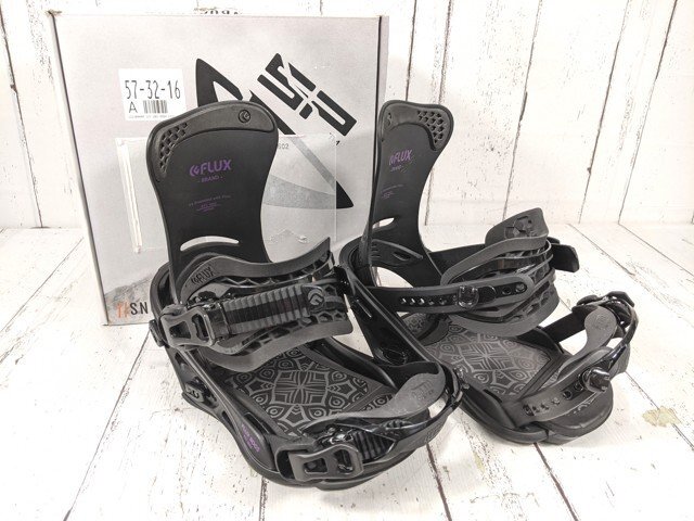 【10yt286】スノーボード用品 ビンディング FLUX フラックス GS【22-23】ブラック サイズ：XS◆T2561