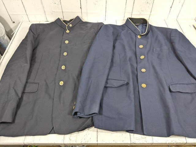 【11yt126】男子用学生服 制服 福岡県立須恵高校 校章付き学ラン◆長崎日本大学附属附属高校 旧モデル 学ラン◆T2569