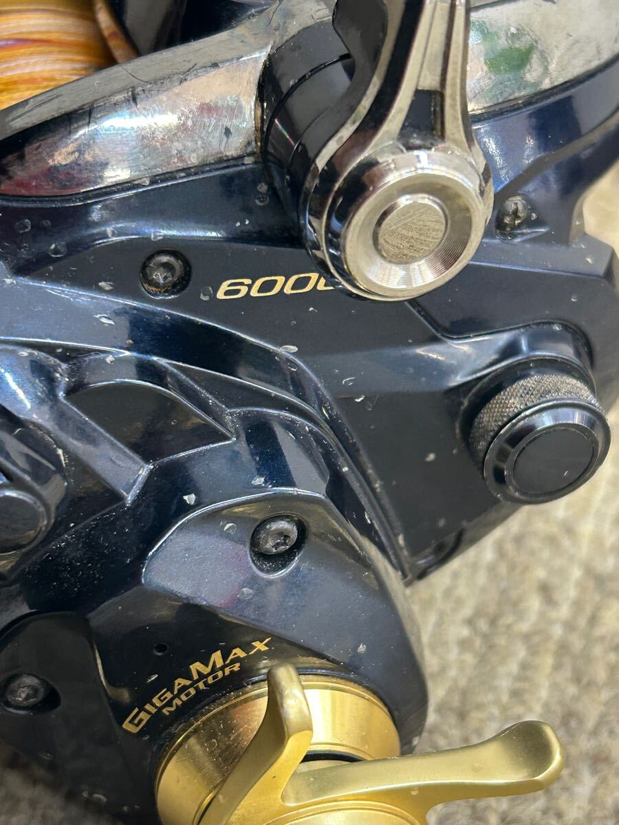 SHIMANO シマノ GIGA MAX 6000 動作未確認 電動リール 釣具 SHIMANO シマノ GIGA MAX 6000 動作未確認 電動リール 釣具