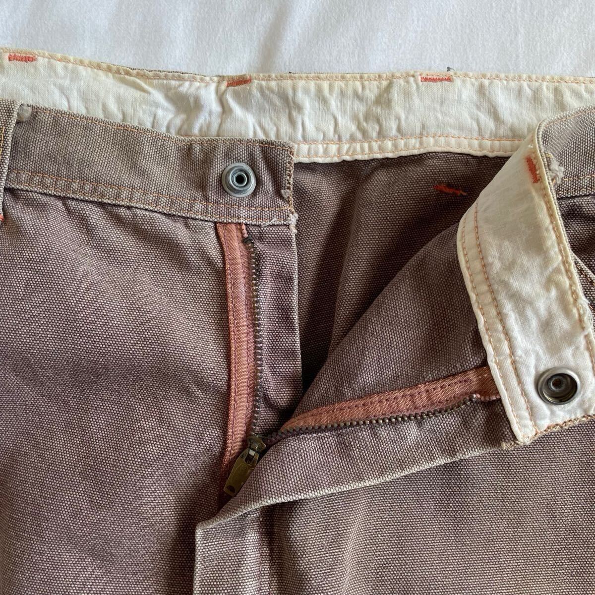 Special! 50s CARTER*S Brown Duck painter's pants USA производства Vintage Work Carter's брюки из твила 40s 60s