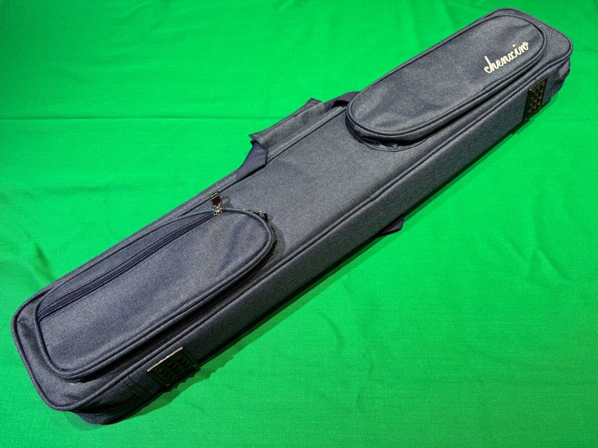 ビリヤードキューケース ・３Ｂ×４Ｓ・　ソフトケース・ブルー・超軽量・新品・格安出品＊1