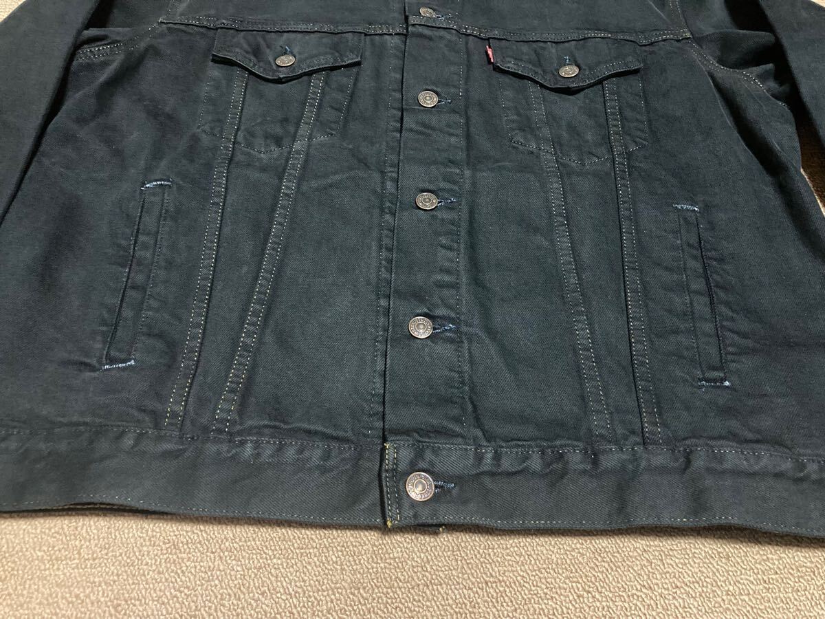 90s LEVIS 70503 02 後染め デニムジャケット XL ブラック 黒 90s LEVIS 70503 02 後染め デニムジャケット XL ブラック 黒