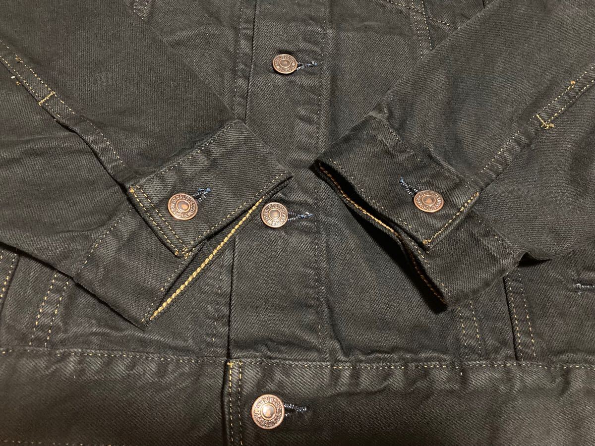 90s LEVIS 70503 02 後染め デニムジャケット XL ブラック 黒 90s LEVIS 70503 02 後染め デニムジャケット XL ブラック 黒
