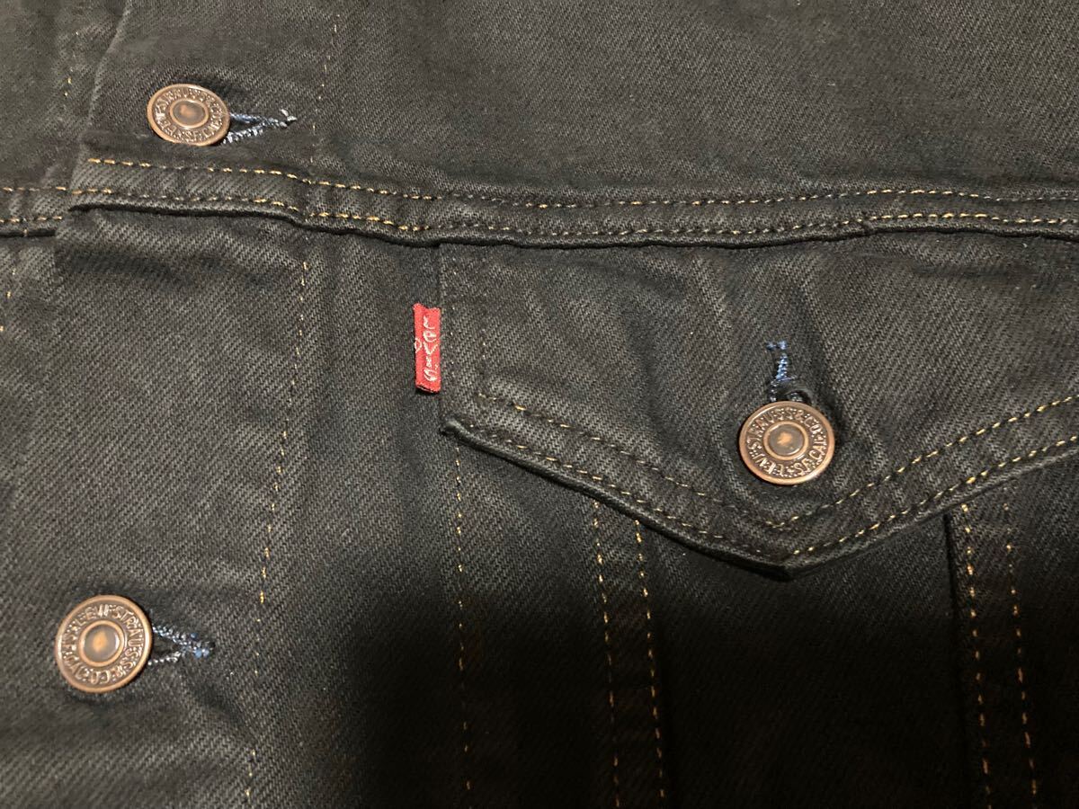 90s LEVIS 70503 02 後染め デニムジャケット XL ブラック 黒 90s LEVIS 70503 02 後染め デニムジャケット XL ブラック 黒