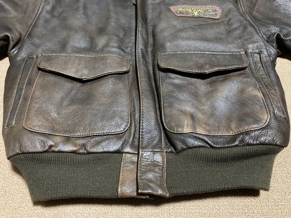80s AVIREX A-2 フライトジャケット XS フライングタイガー 80s AVIREX A-2 フライトジャケット XS フライングタイガー