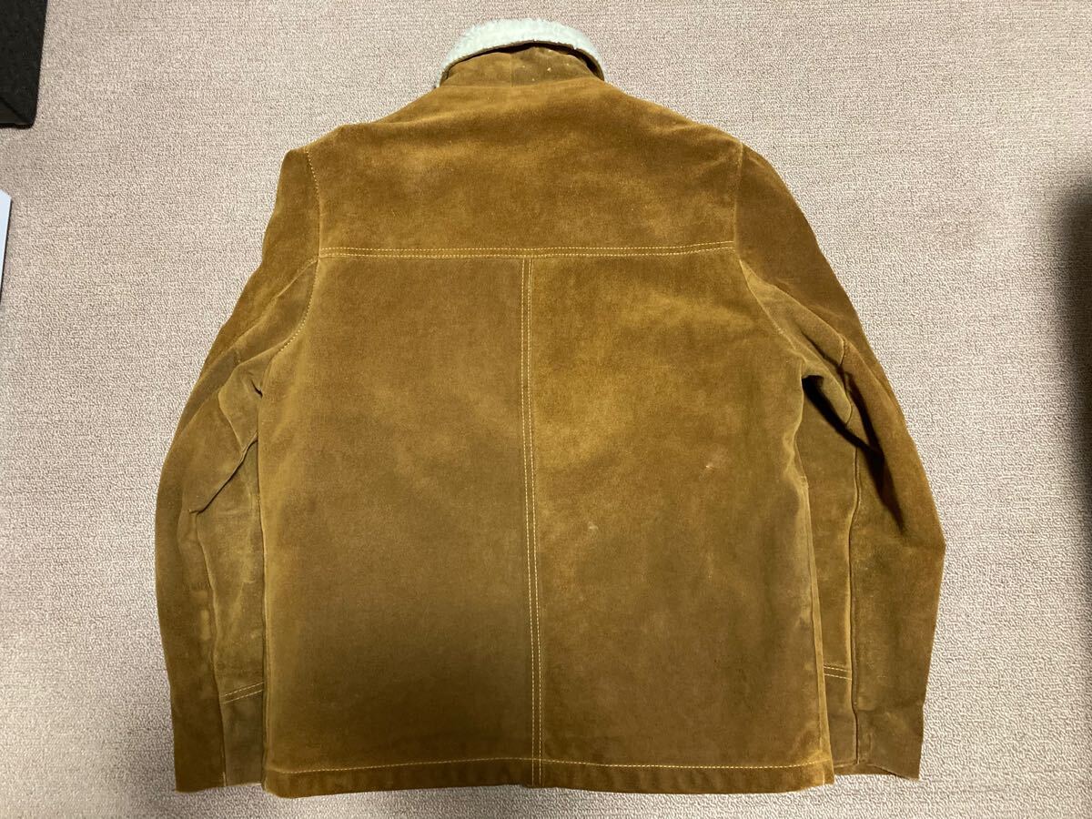70s silton スエード ランチジャケット L ボア レザージャケット 70s silton スエード ランチジャケット L ボア レザージャケット