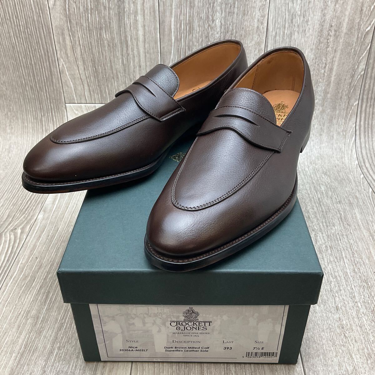 アウトレット】CROCKETT&JONES◇NICE◇ダークブラウン◇サイズ アウトレット】CROCKETT&JONES◇NICE◇ダークブラウン◇サイズ