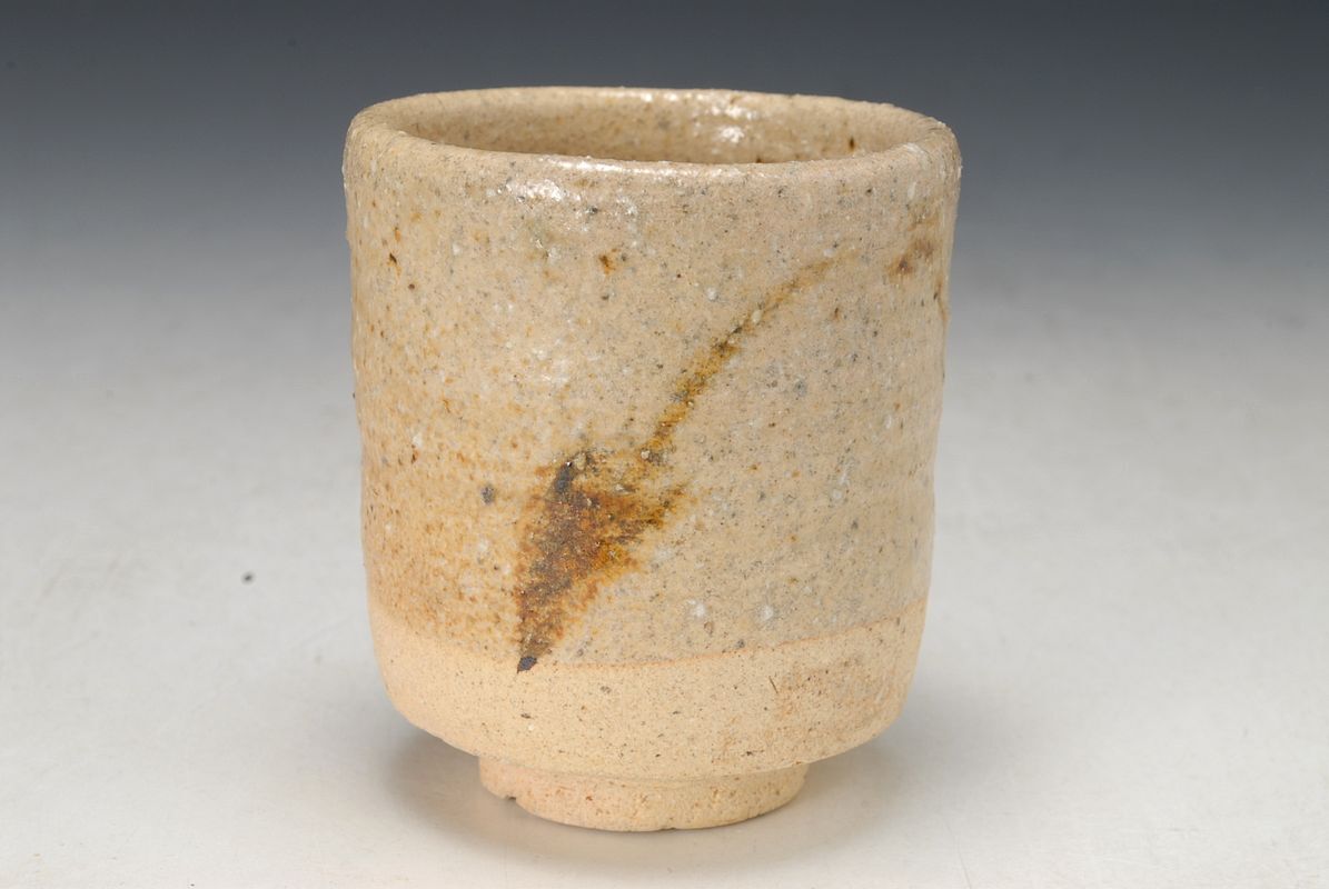 絵唐津盃 草花文 泥牛 杉本立夫 工芸品 絵唐津盃 草花文 泥牛 杉本立夫 工芸品