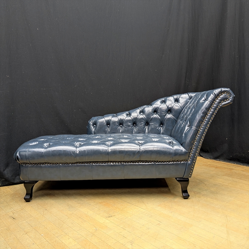 ☆美品☆英国風ブリティッシュスタイル☆鋲打ち☆猫脚☆ カウチ ☆美品☆英国風ブリティッシュスタイル☆鋲打ち☆猫脚☆ カウチ