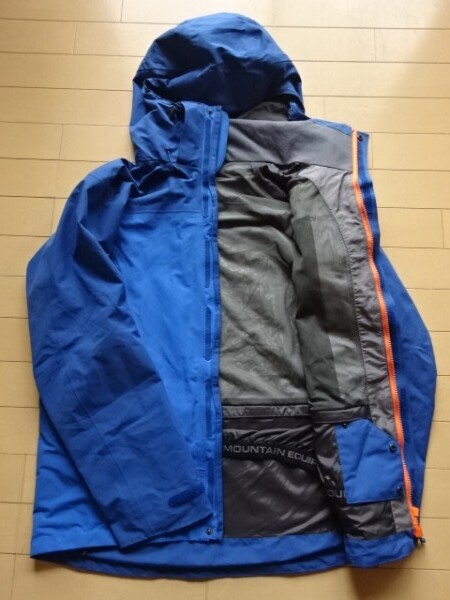 【MOUNTAIN EQUIPMENT】GORE-TEX マウンテンパーカー/ジャケット ブルー SIZE:SMALL (マウンテンイクイップメント,ゴアテックス)