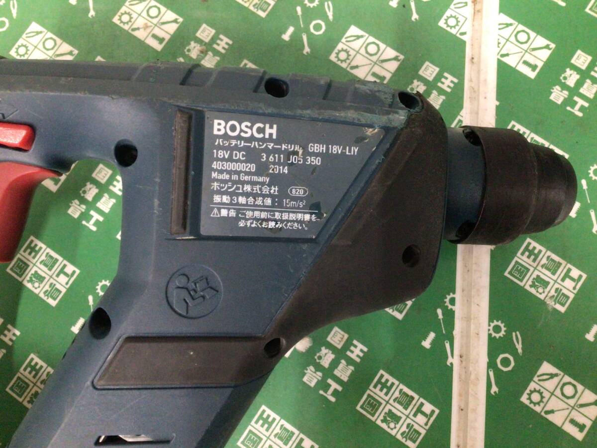 中古品】 ボッシュ GBH18V-LIYN 2.0Ahバッテリ2個、充電器 中古品】 ボッシュ GBH18V-LIYN 2.0Ahバッテリ2個、充電器