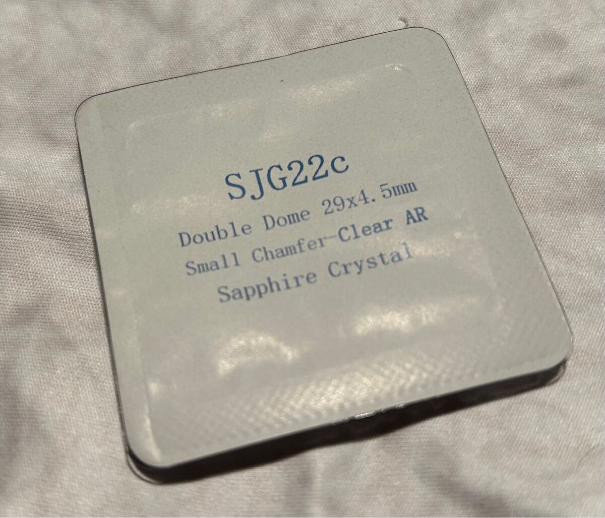 29mm×4.5mm サファイアダブルドームインサイドクリアコーティング　新品開封のみ