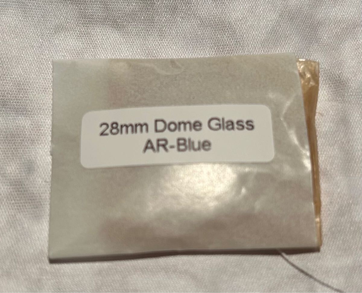 28mm ×3mmダブルドームサファイア　インサイドブルーARコーティング