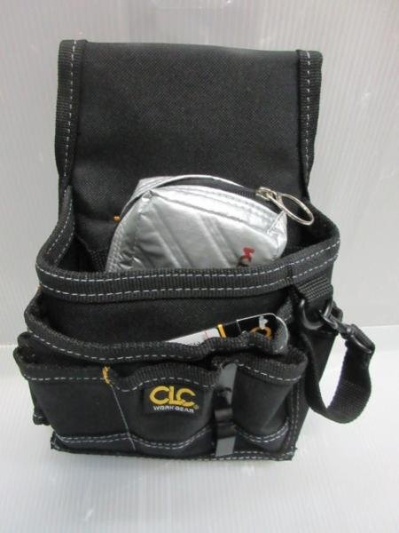 ESCO ツールポーチ　155x85x235mm (9ポケット)　EA925CA-6 KDS 小物入れ ポーチ 2點(diǎn)セット　腰袋　釘袋　電工　ツールポーチ　職人　大工