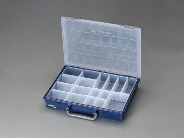 ESCO 338x261x57mm 外寸 パーツケース ハンディーBOX EA661A-1