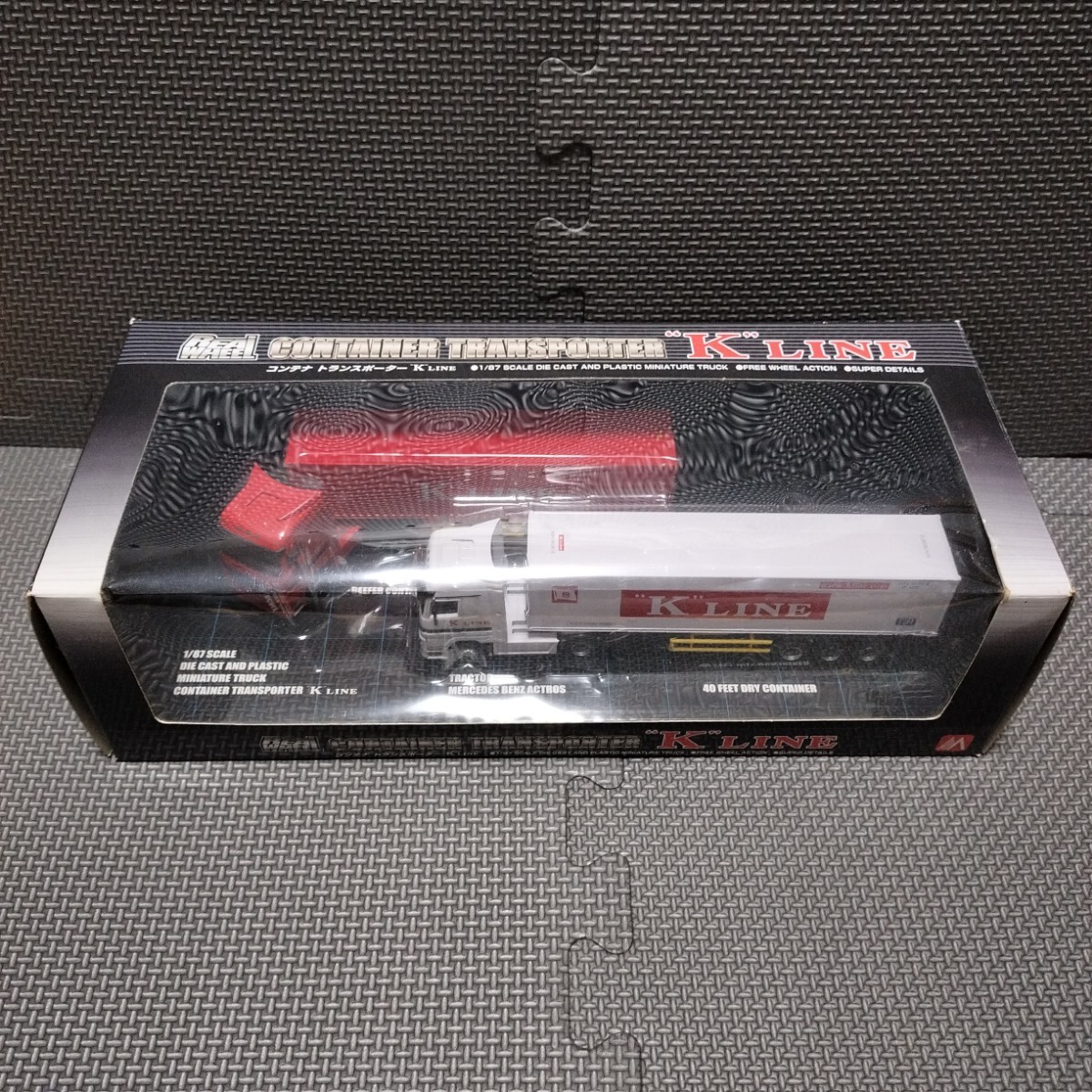 モリガング「1/87 コンテナトランスポーター K LINE」トレーラー モリガング「1/87 コンテナトランスポーター K LINE」トレーラー