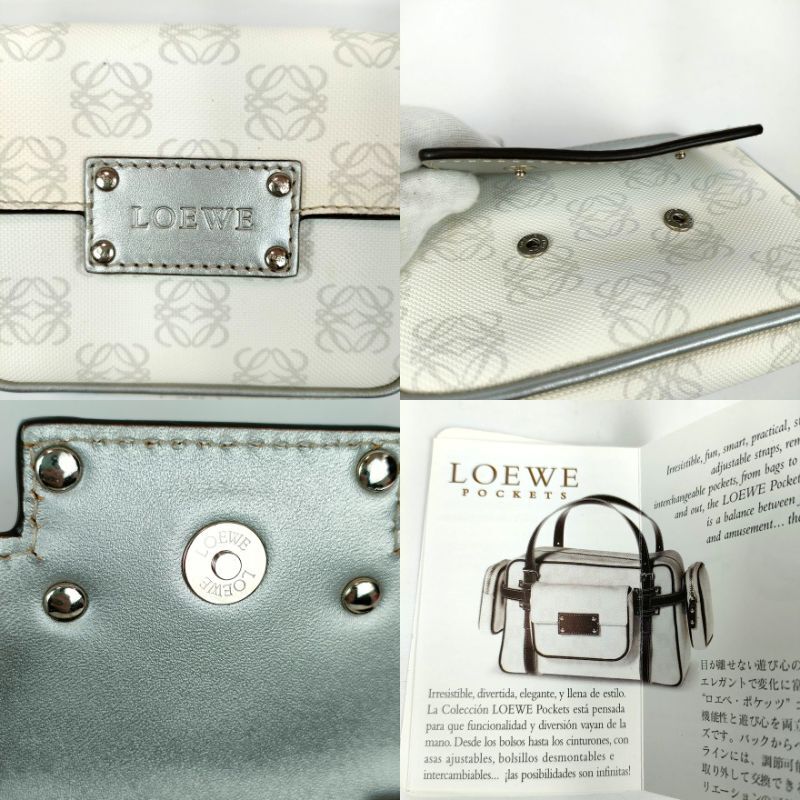 LOEWE アナグラムブレスレット 箱、ポーチ付き LOEWE ロエベ ブレスレット J920240X17 レディース レザー