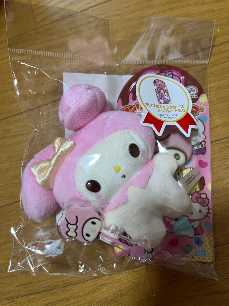 ★サンリオ★マイメロディ★不二家★棒付きチョコレート　マスコットホルダー★Sanrio★マイメロ★コラボ商品★