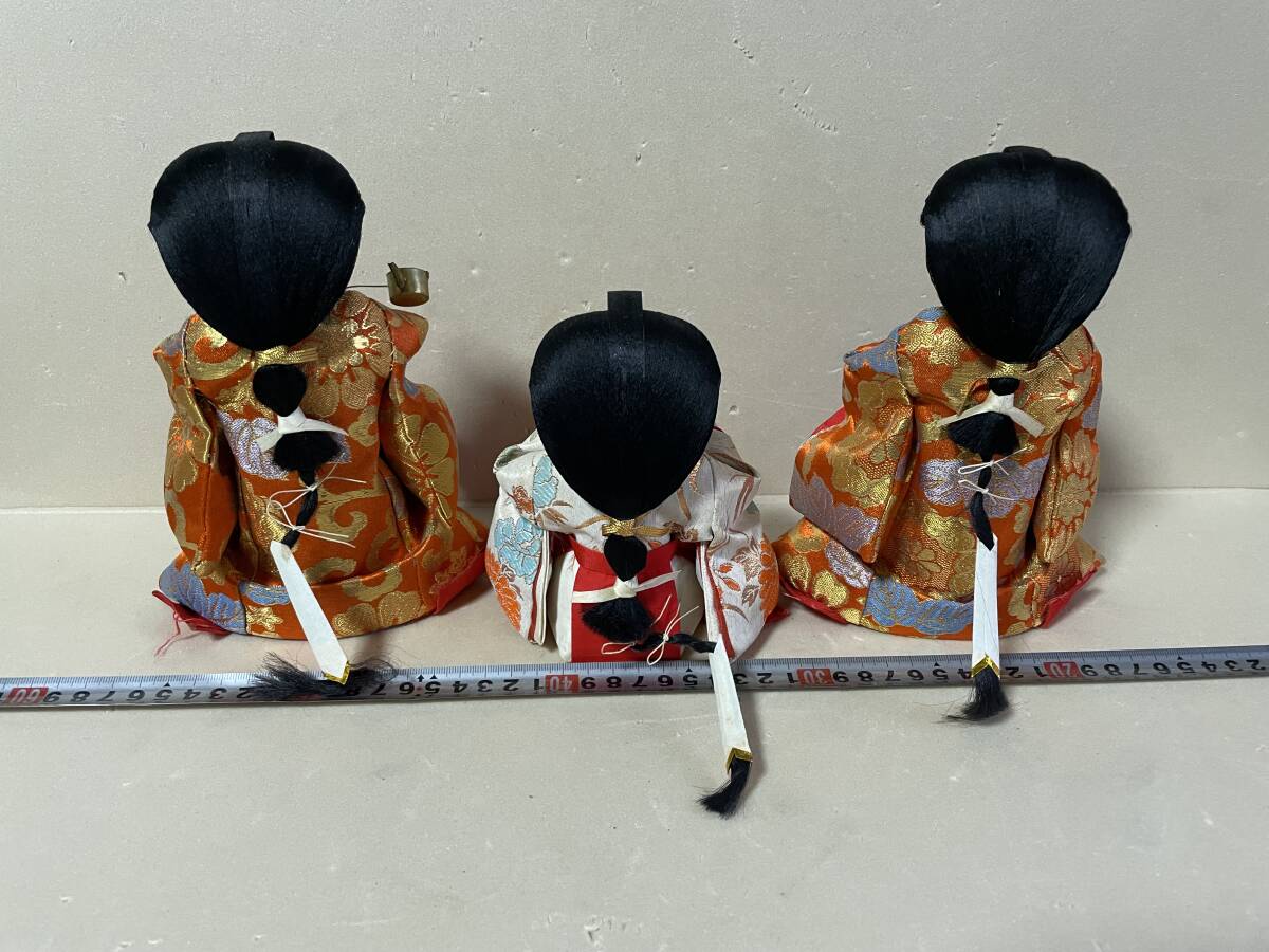 『雛人形 ひな祭り』三人官女 日本伝統(tǒng)人形 ひな人形 