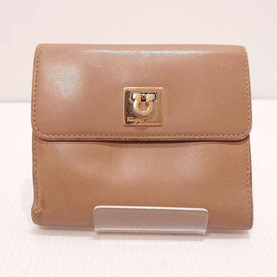 Ferragamo フェラガモ 2つ折り財布 ウォレット ガンチーニ 服飾小物