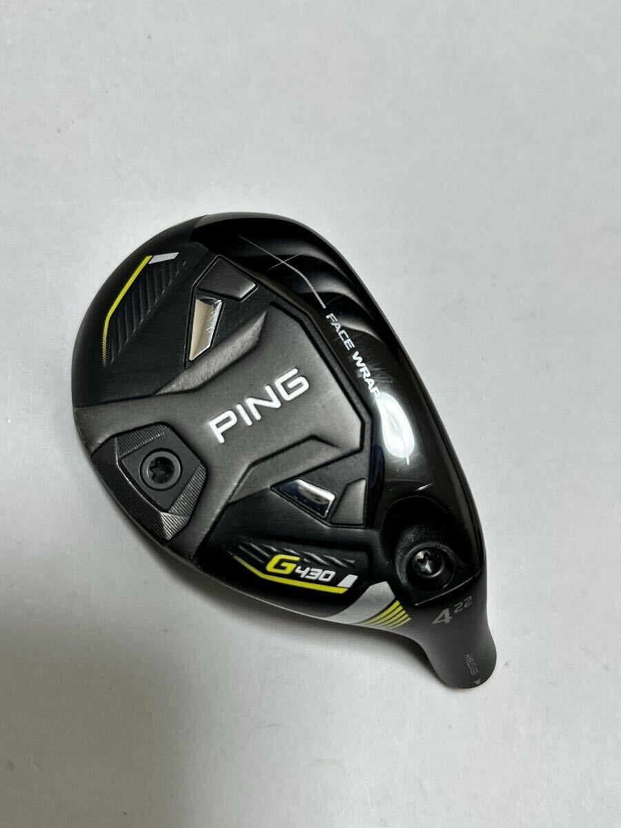 【新品】PING G430 ハイブリッド U4 22° ヘッド＋ヘッドカバー PING G430 ハイブリッド ヘッド 5U 26度 日本正規品