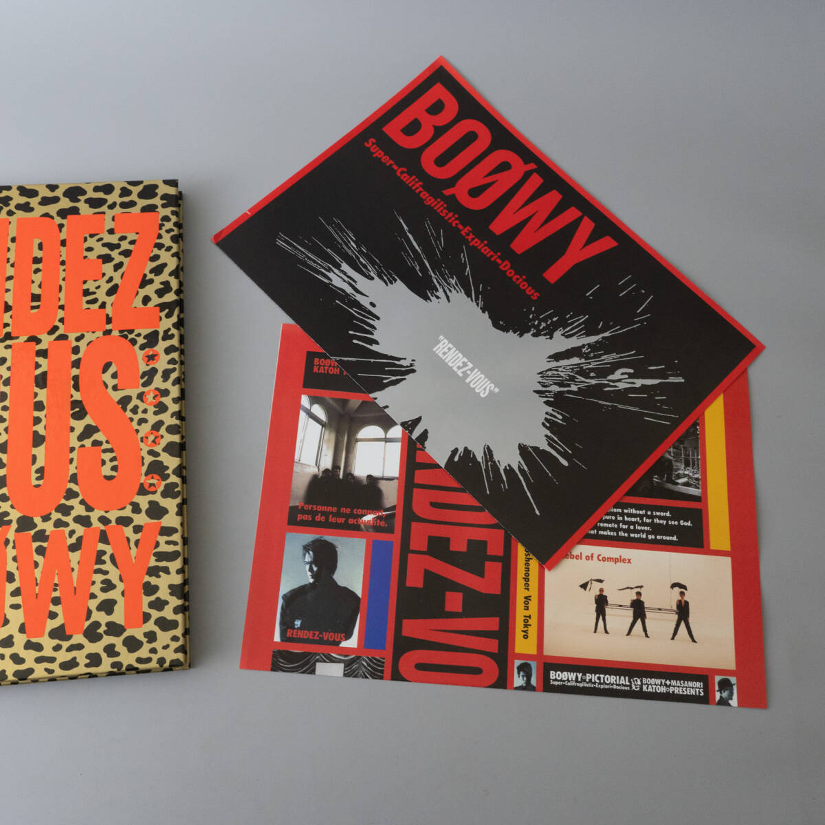 レア 当時物 BOOWY 大型 A1 ポスター 氷室京介 布袋寅泰 松井