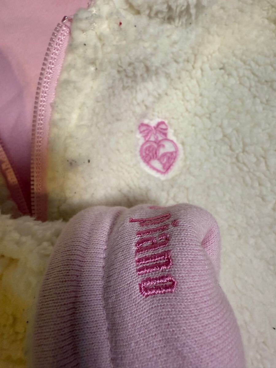  Mezzo Piano с вышитым логотипом боа двустороннее пальто size140 во всяком случае симпатичный. 