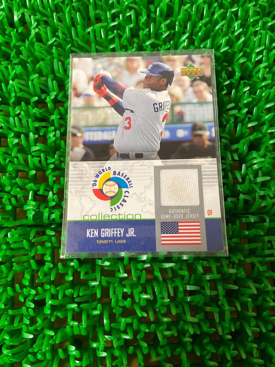  ケングリフィーJr ジュニア アッパーデック WBC 実使用ユニフォーム カード 直筆サイン無 ルーキー 大谷翔平 アメリカ イチロー MLB 殿堂